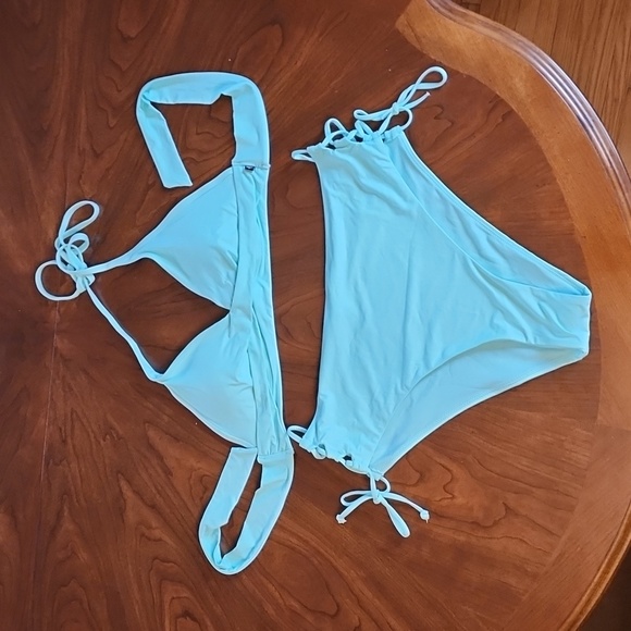 LA VIE EN ROSE bikini swimsuit XLbottoms Ltop - Picture 1 of 12